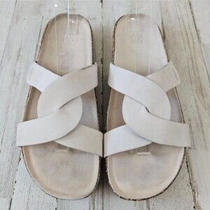 ABEO Lanai Lizzy Slide Metatarsal Pale Gray Morning Sandals Minimalist Neutral